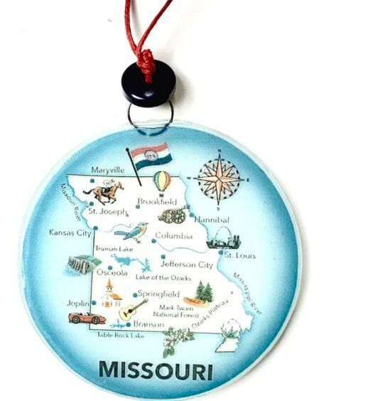 Fused-glass ornament